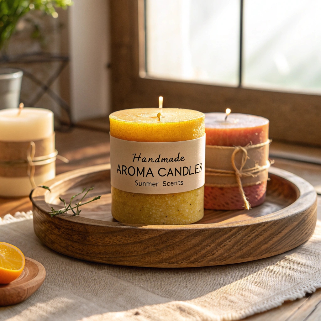 Kynttilästudion työtila